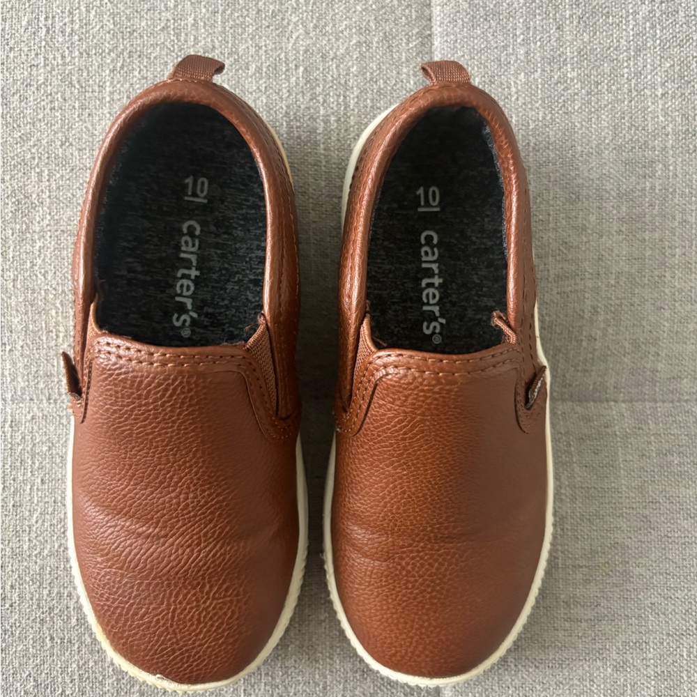 Size 10 little boys loafer slip ons